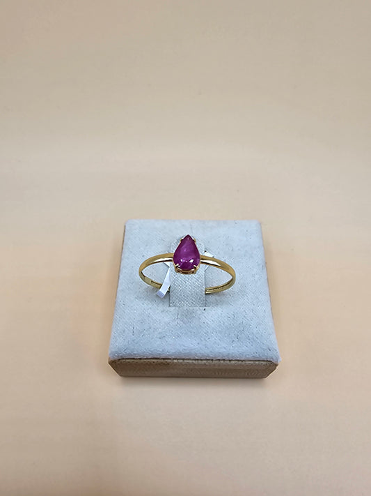 Ruby drop ring