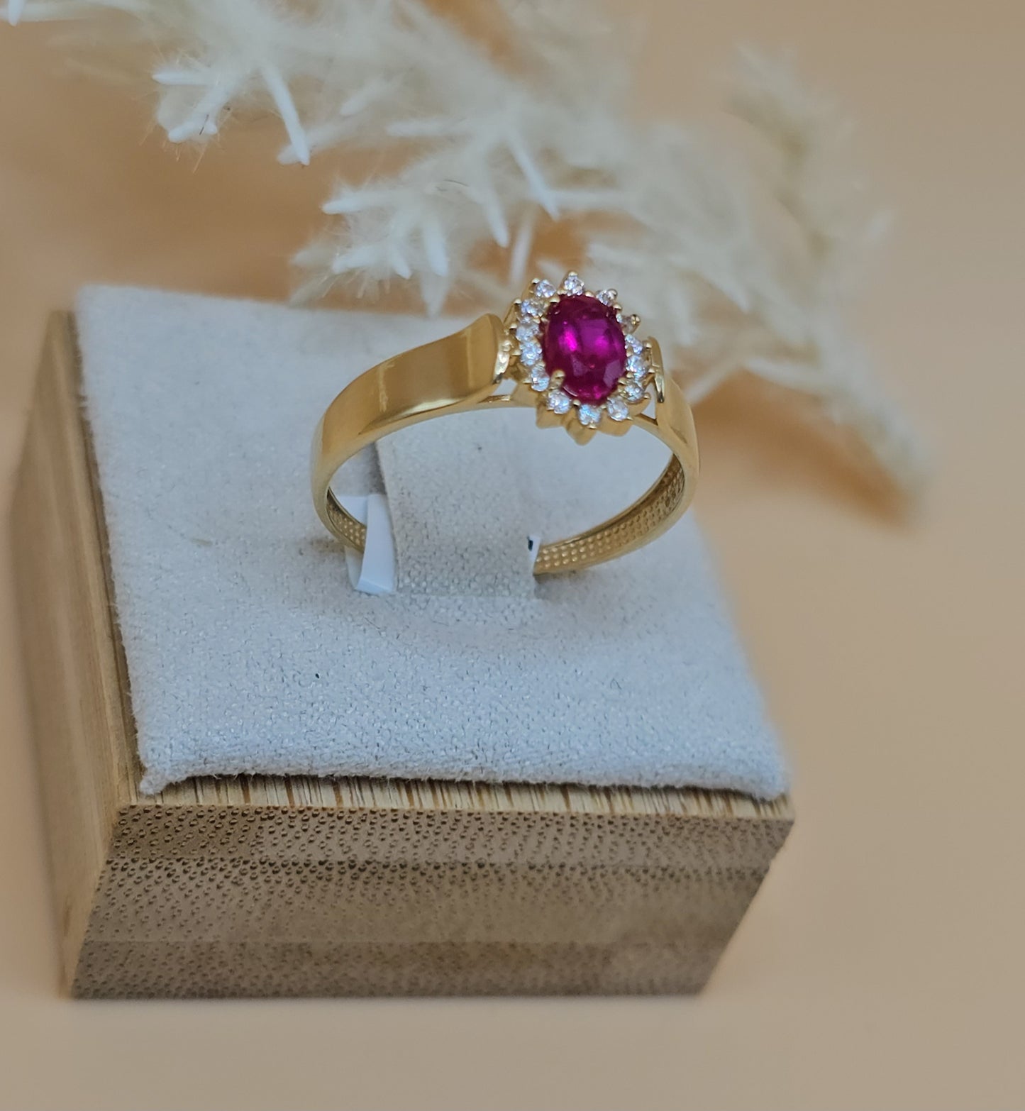 Ring Pink Cz