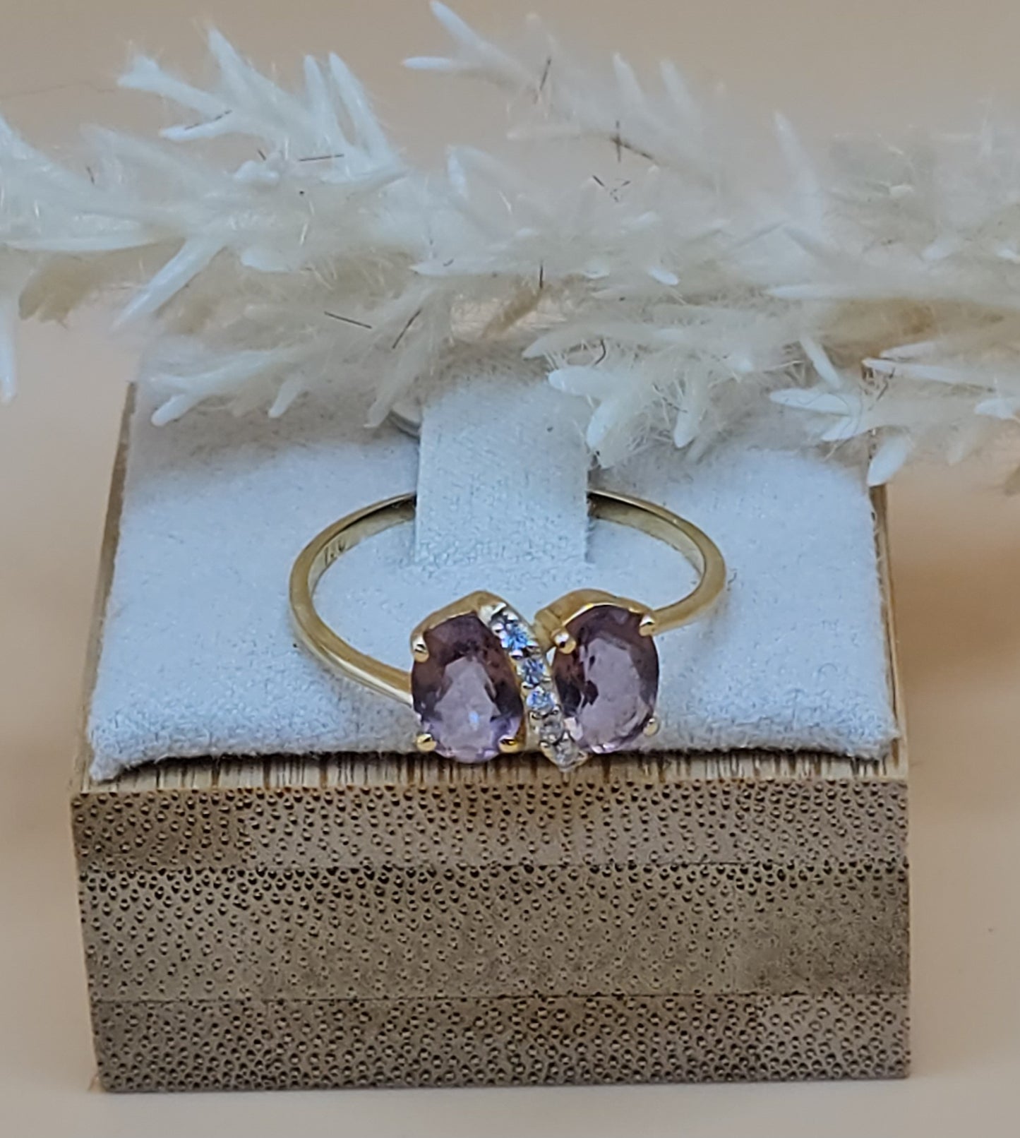 Ring Light Purple cz