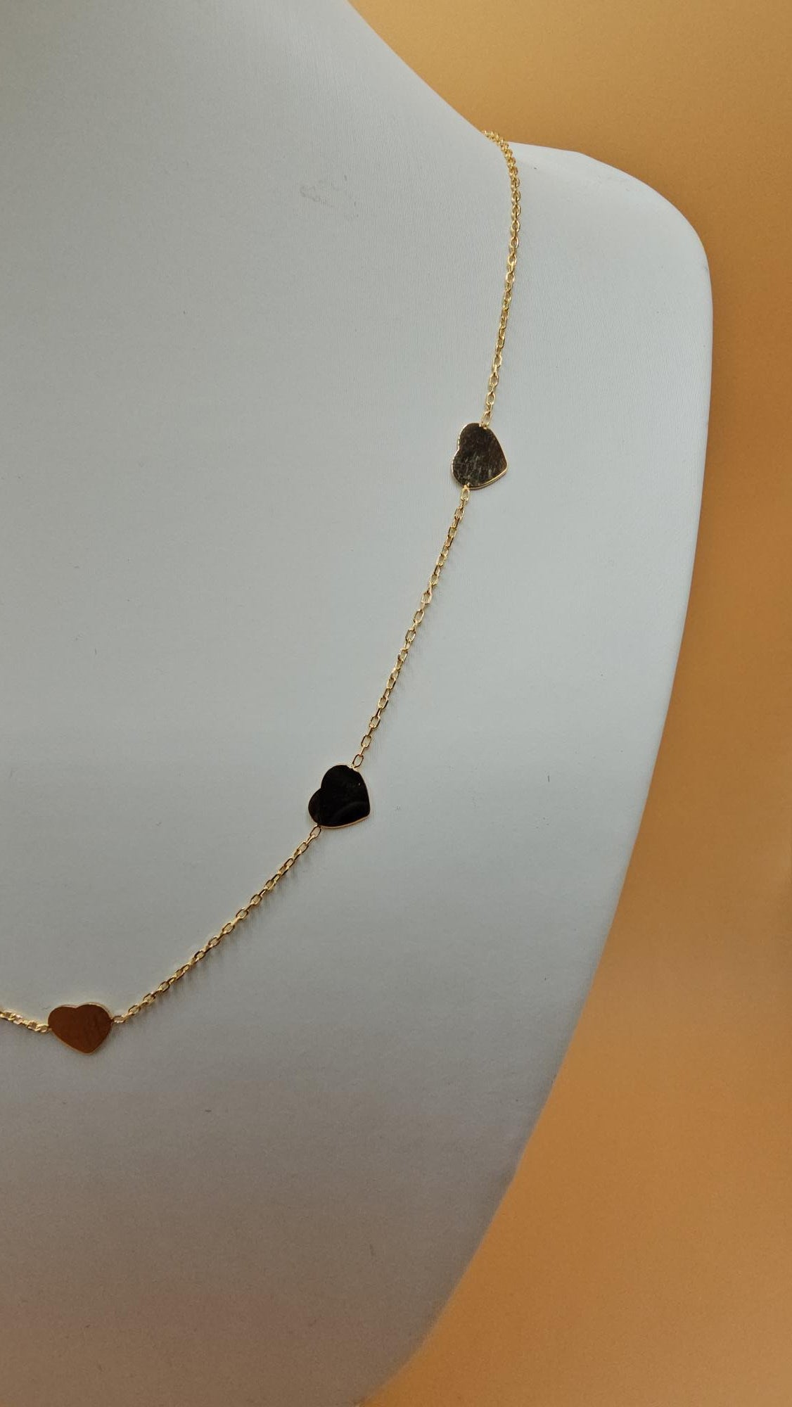 5 Heart necklace