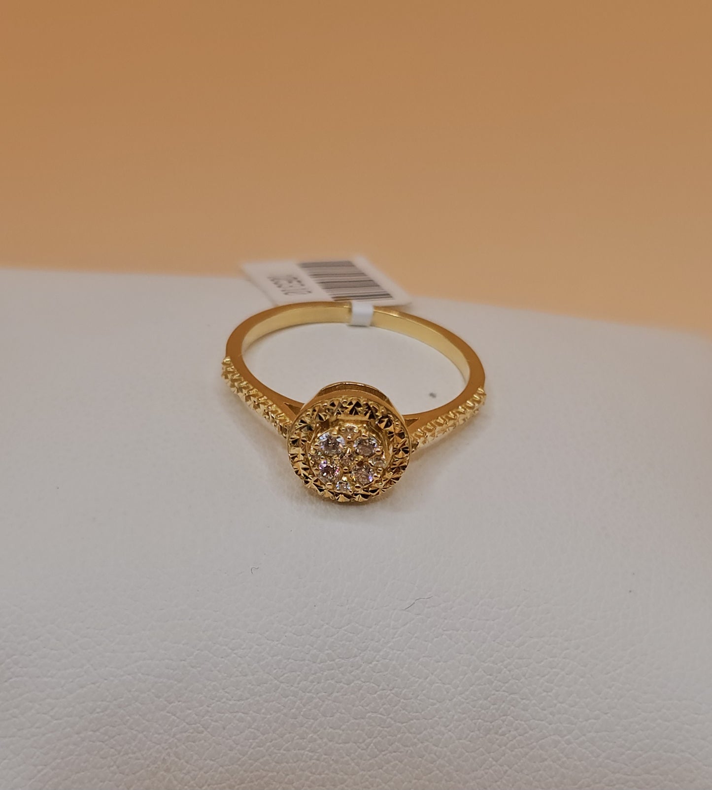 Diamond princess ring