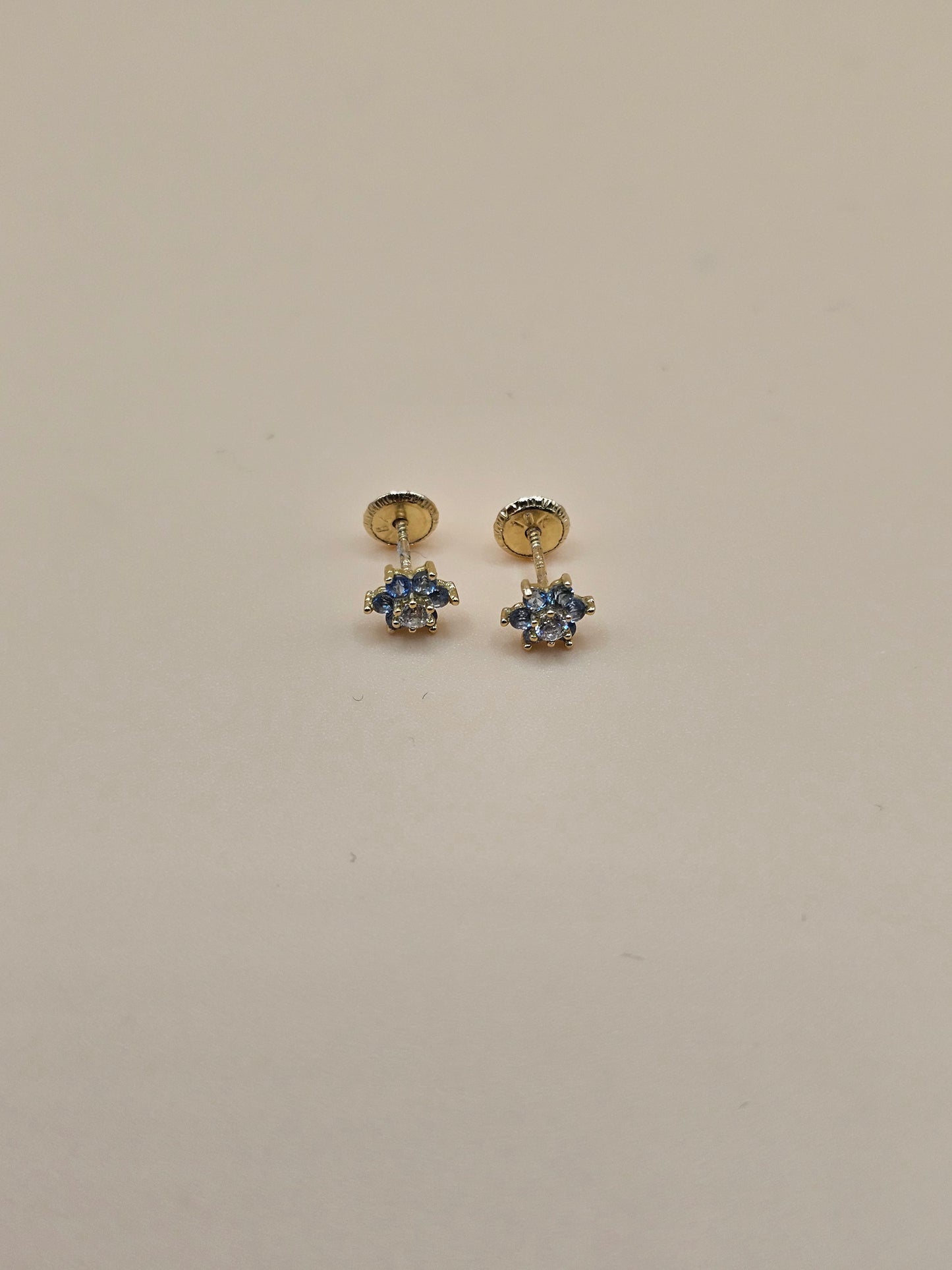 Flower czs earrings