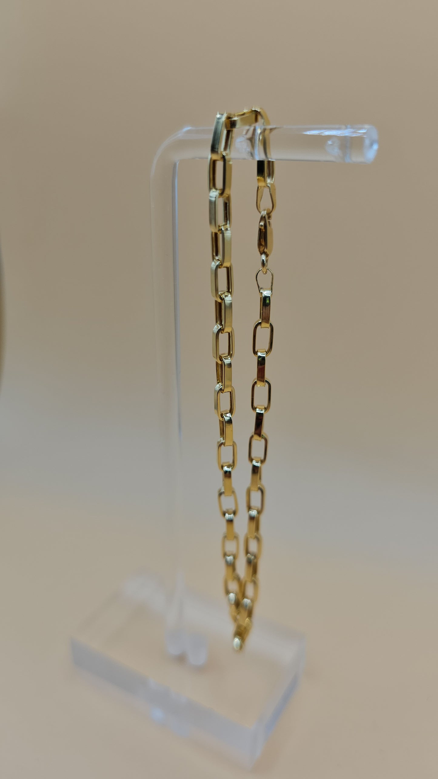 Men's block bracelet
