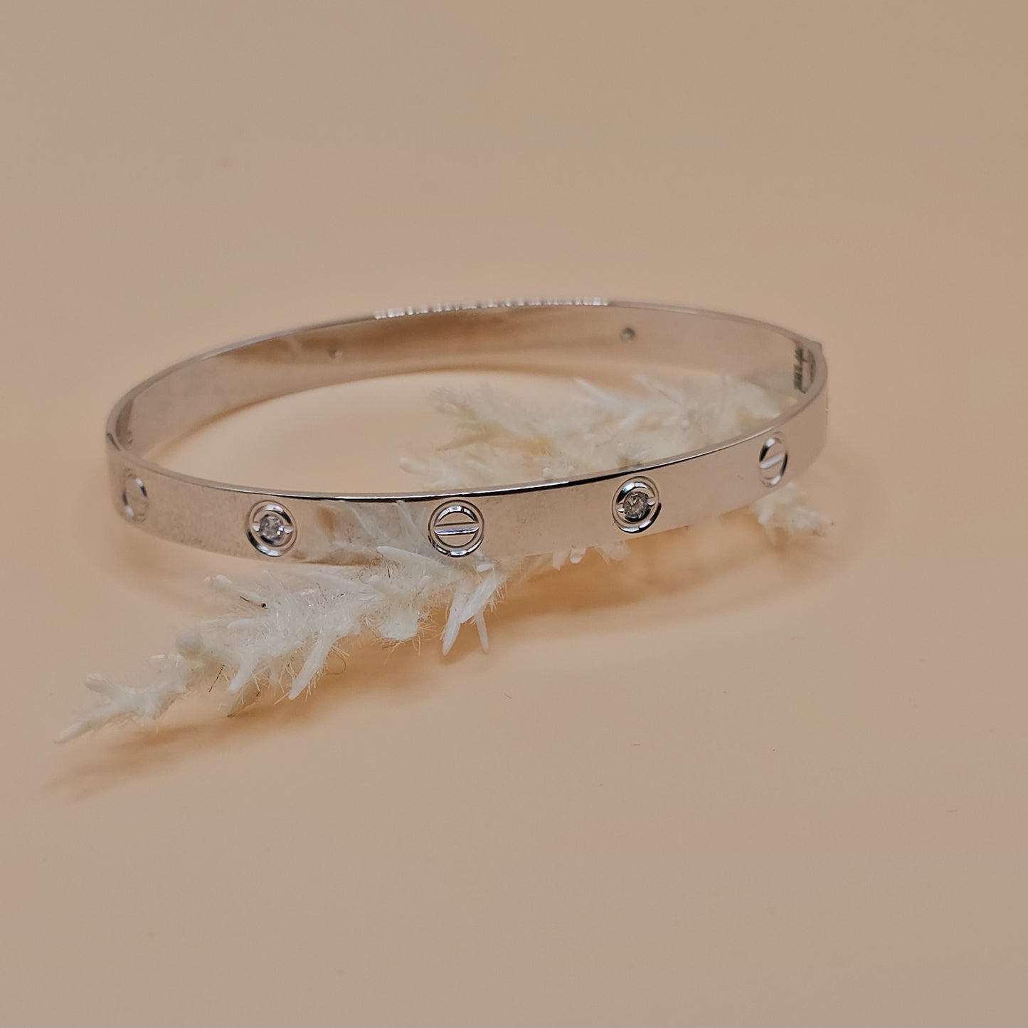 White gold bracelet