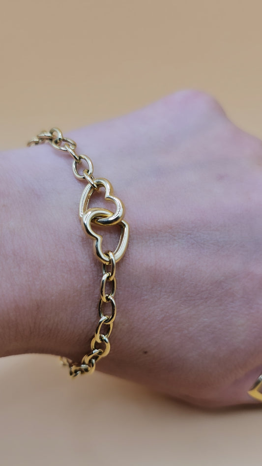 Double Heart bracelet