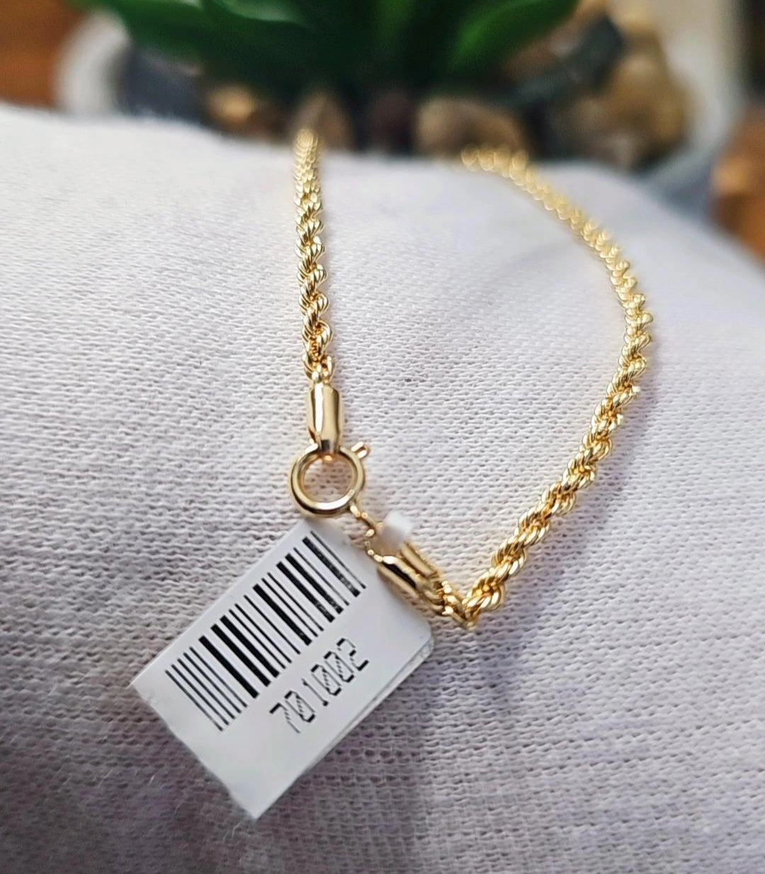 Pulseira elo corda