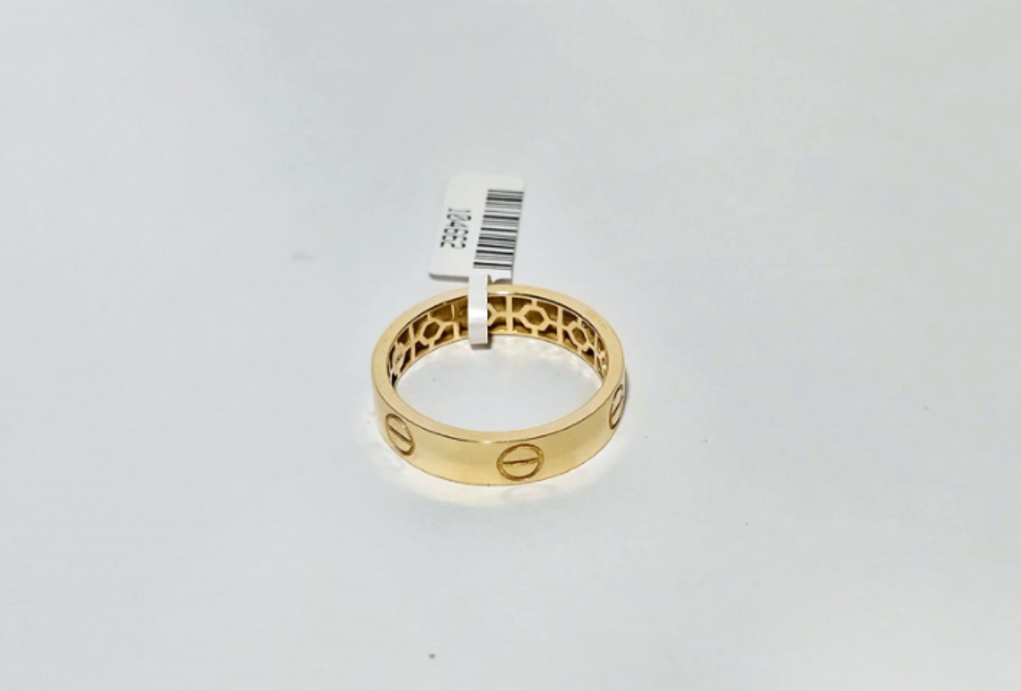 Love Brushed Ring