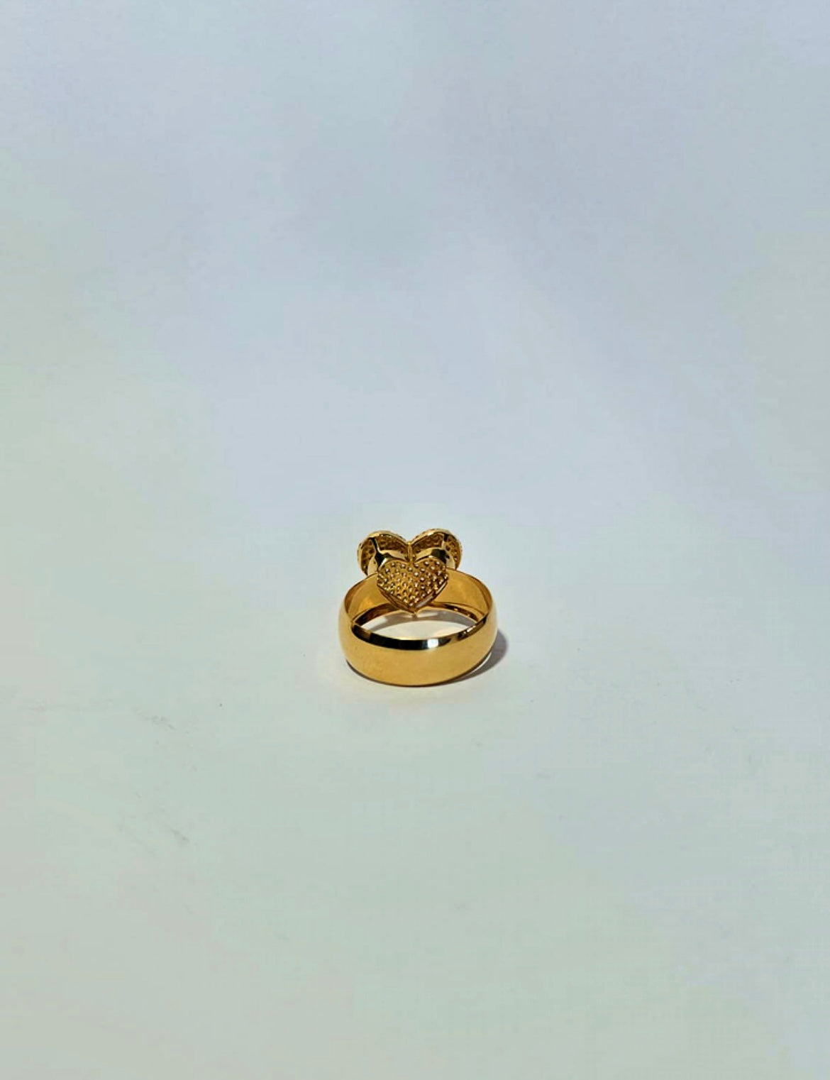 Shower Zirconias Heart Ring