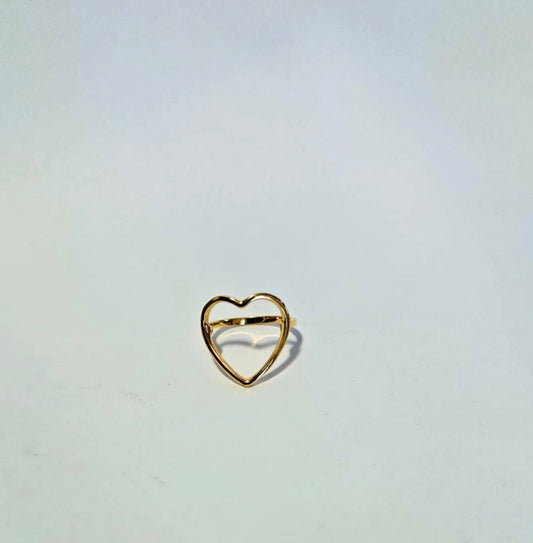 Golden Heart Ring