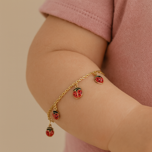 Ladie bug kids bracelet