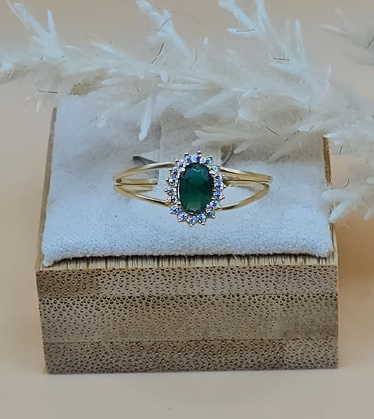 Ring green Cz