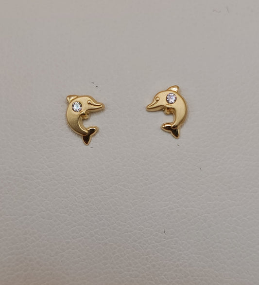 kids dolphin earring