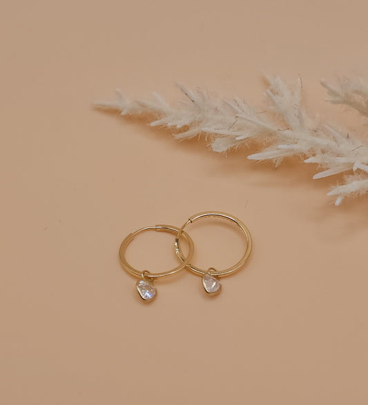 Clear heart hoops