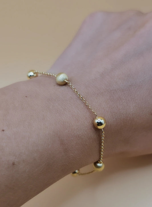 Brl 5mm ball bracelet