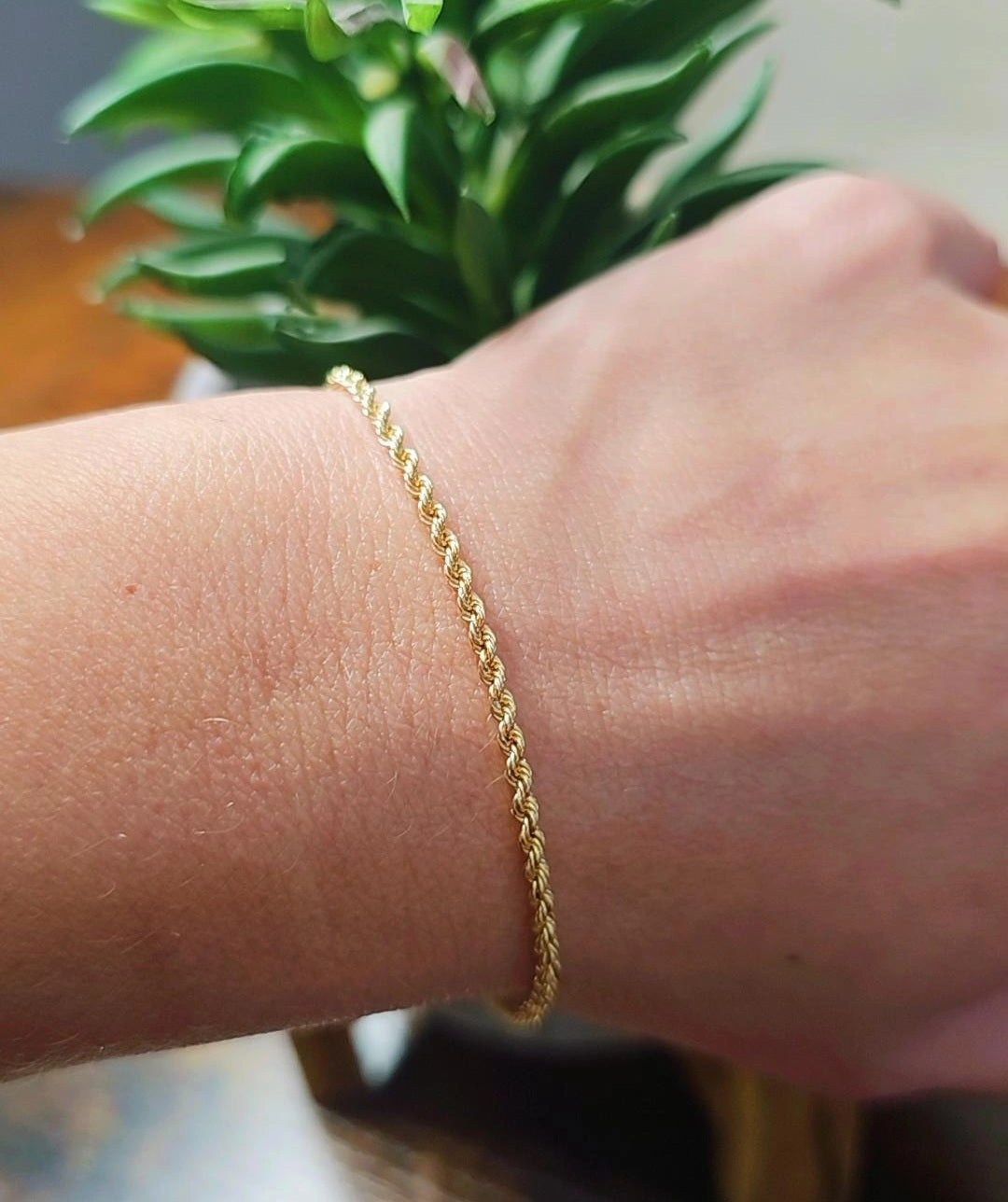 Pulseira elo corda