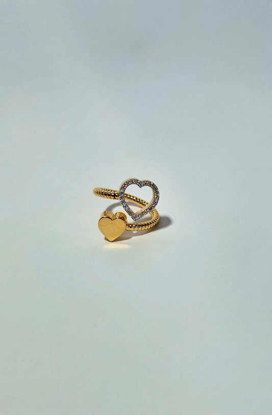 DH Diamonds Heart Ring