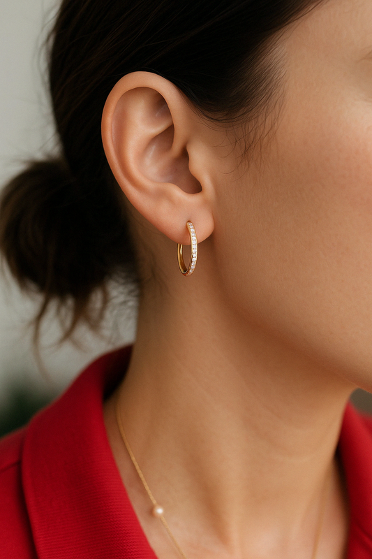 Diamond hoop
